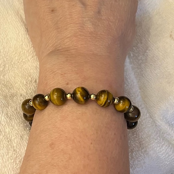 Tigers eye elastic bracelet jewelry - Picture 1 of 10